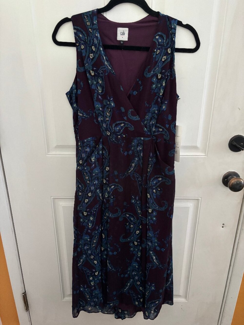 Paisley floral CAbi dress NWT (Fall 2017)